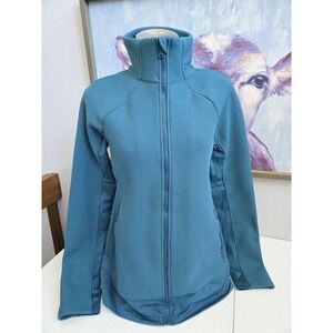 Under Armour Women's M Green Teal Coldgear Infrared Full Zip Mediumweight Jacket